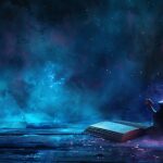 magical-cauldron-with-book-wooden-table-with-smoke-stars